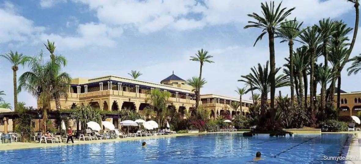 Marokko marrakech riu tikada garden zwembad